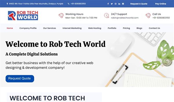 Rob Tech World Web Designing And Development Company